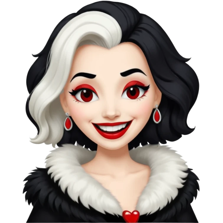 Cruella laughing emoji