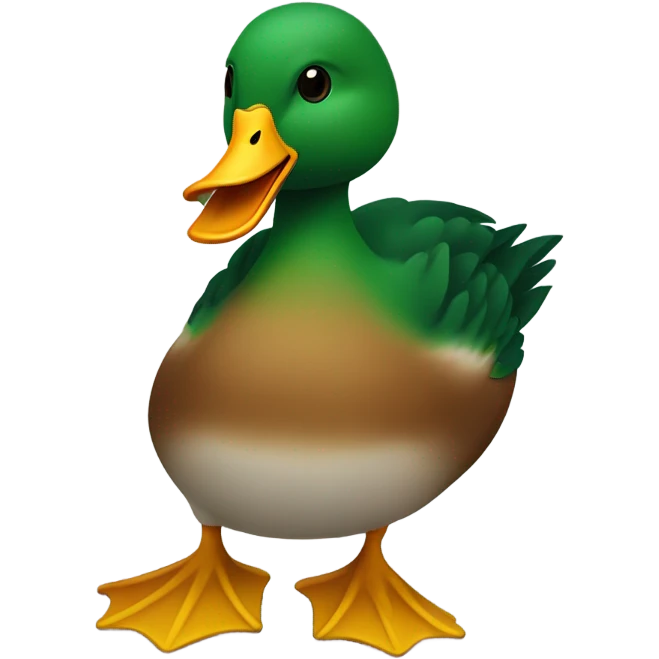 A duck emoji