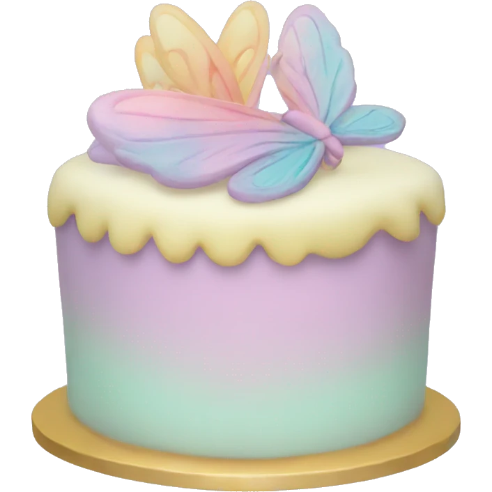 Fairy pastel cake emoji