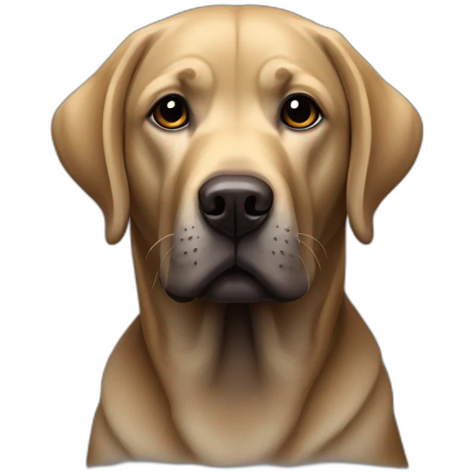 Labrador noir emoji
