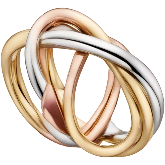 cartier trinity ring emoji