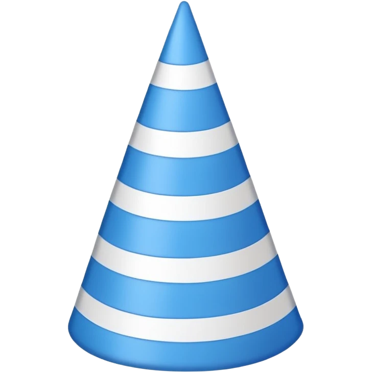 blue birthday hat emoji