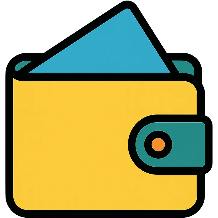 colored wallet icon emoji