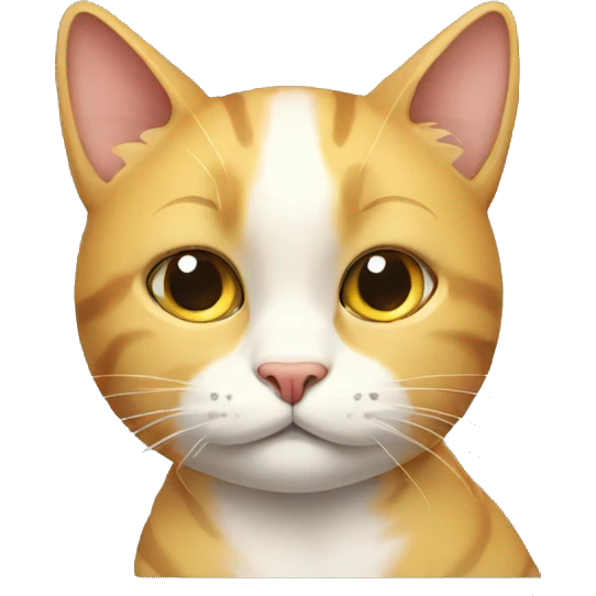 Thinking cat emoji
