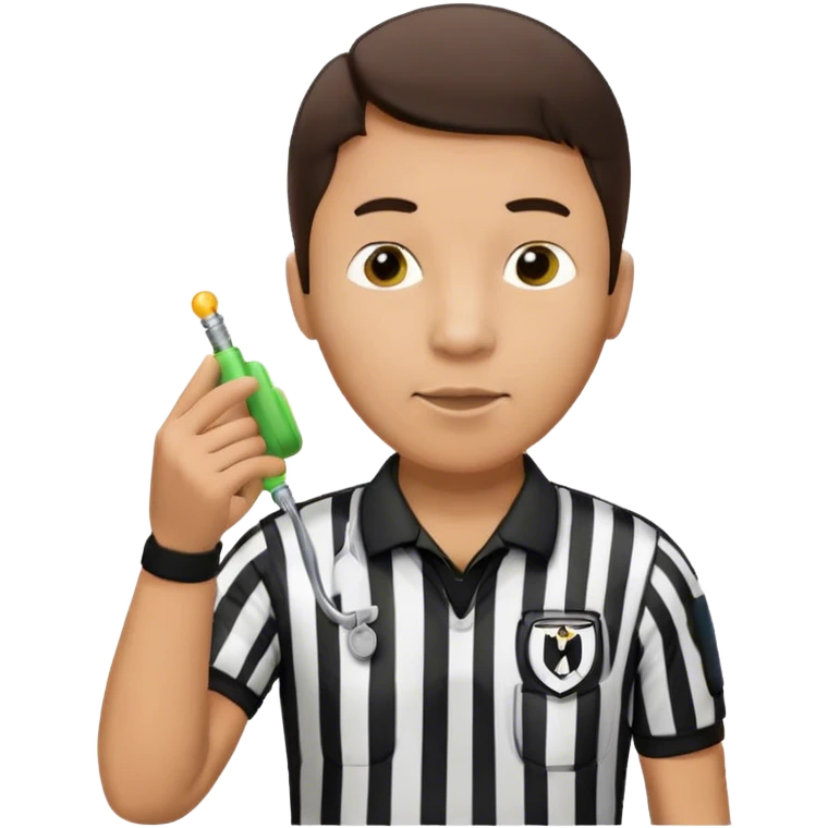 Árbitro de fútbol emoji