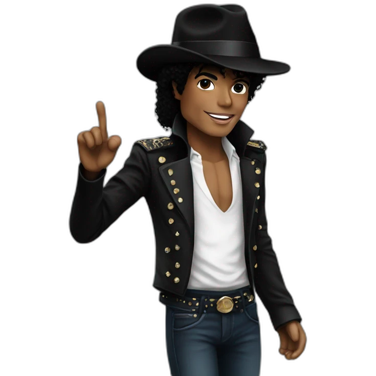 michael jackson black emoji