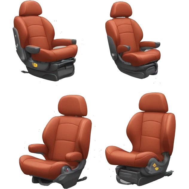 Children's car seat emoji