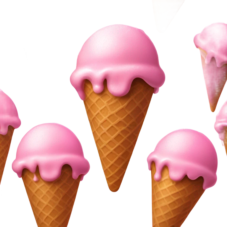 Smile With Ice-cream emoji