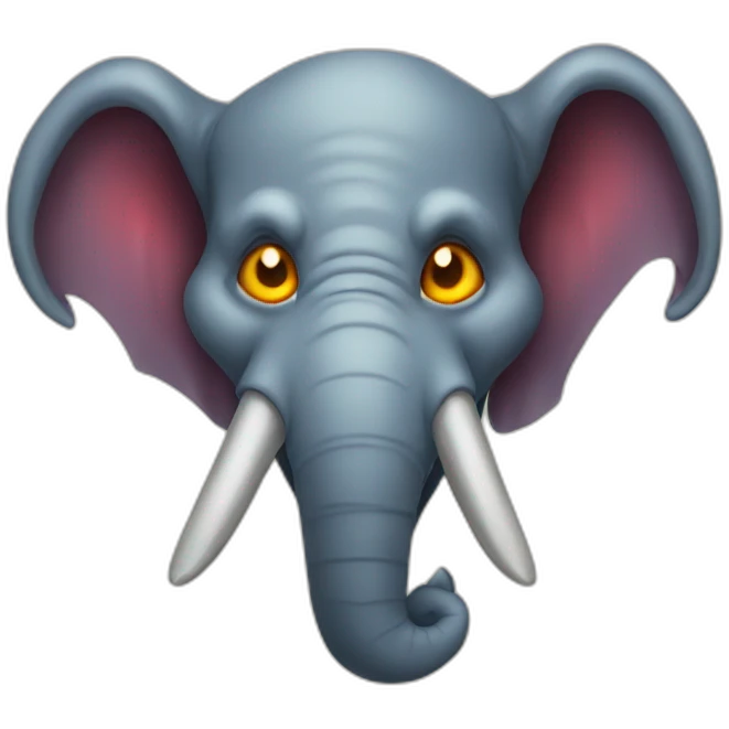 Elephant demon emoji