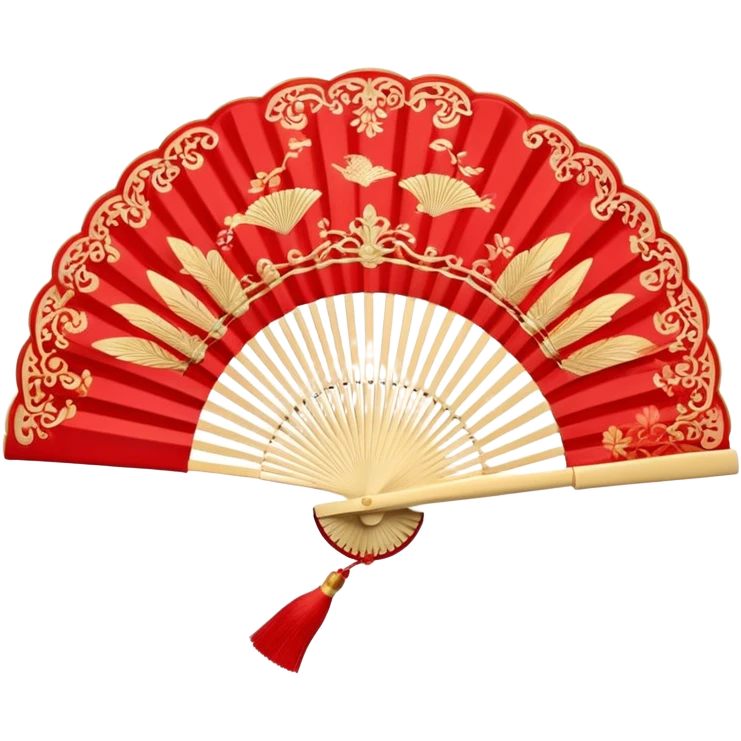 red fan emoji