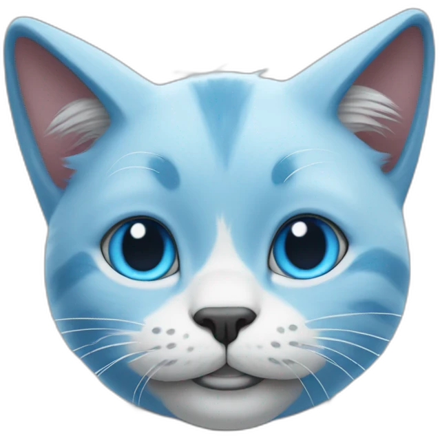 blue smurf cat emoji