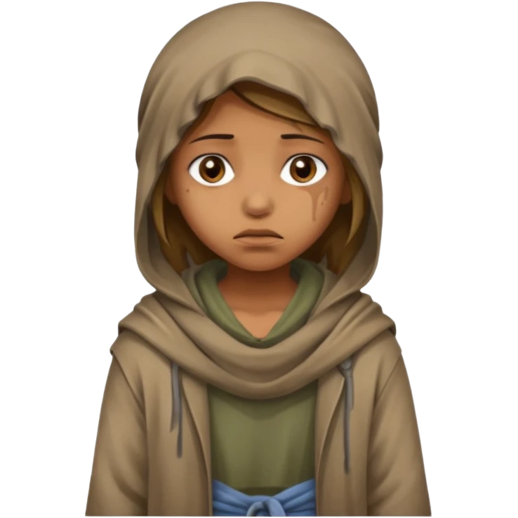 beggar girl emoji