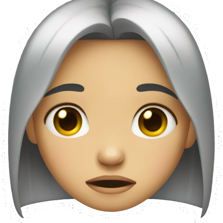 crying girl emoji