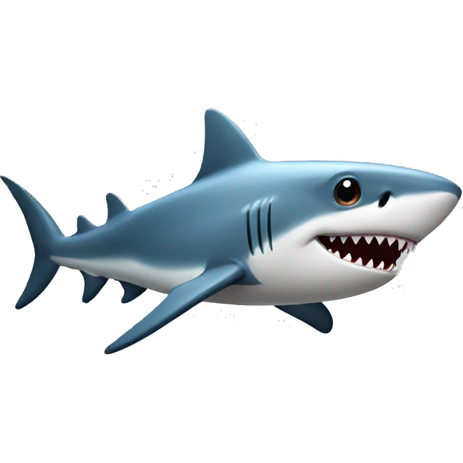 Mini shark emoji