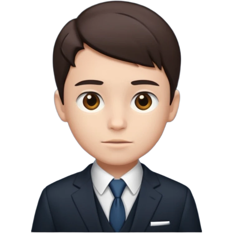 A rich boy emoji