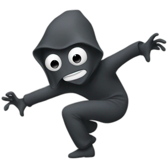 Fantôme qui dab emoji