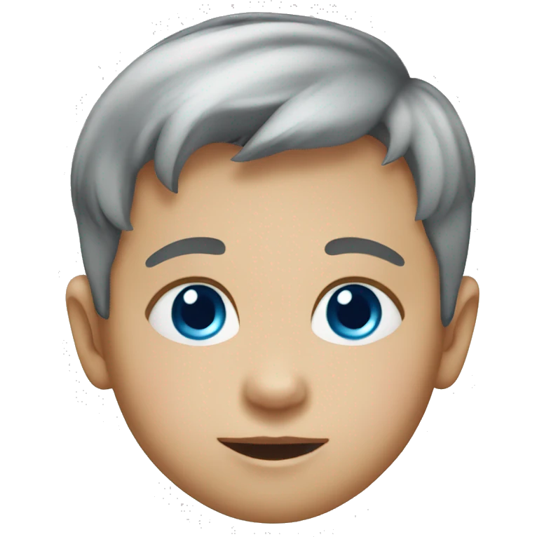 Baby boy with blue eyes emoji