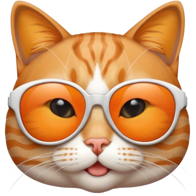 Cat wearing sunglasses emoji