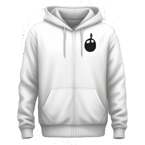 white nike hoodie no person emoji