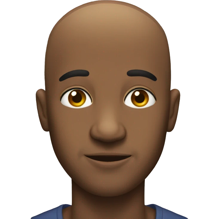 Bald Black guy  emoji