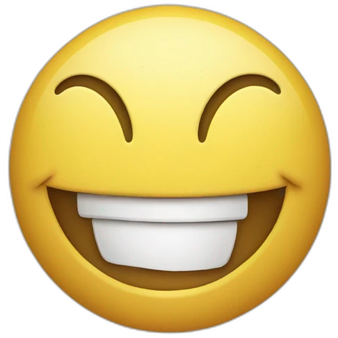 Smiley qui rigole emoji
