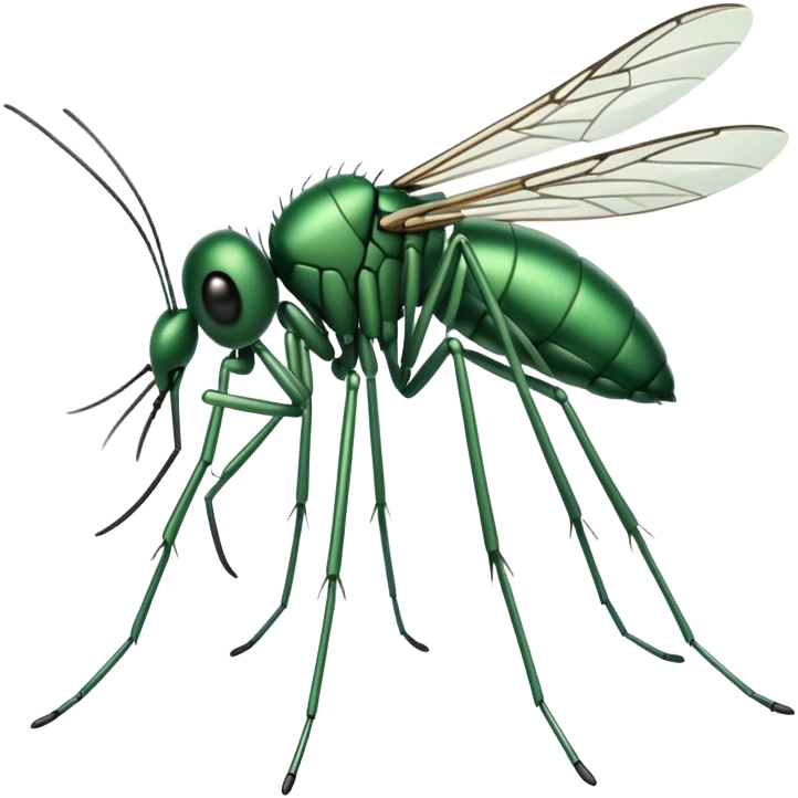 Walking mosquito emoji