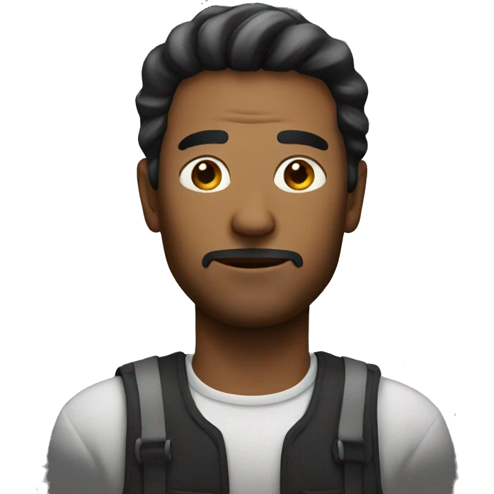 Man with oil emoji