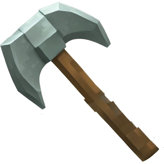 minecraft pickaxe emoji
