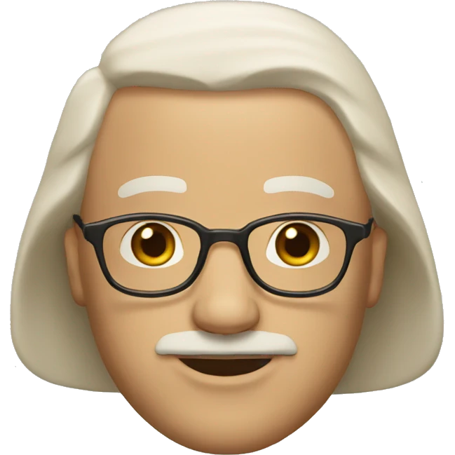 bald man, man with long hair and paddington bear emoji