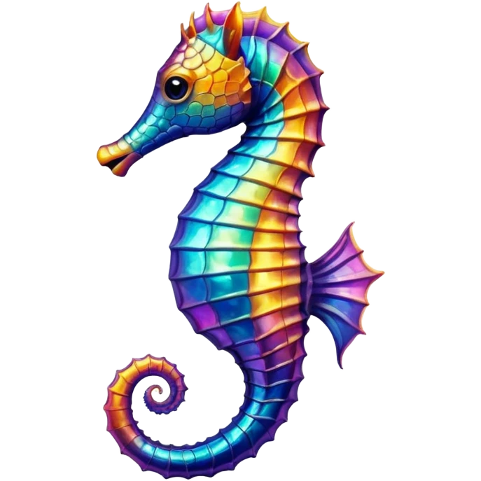 Seahorse - чтобы выглядил как настоящий emoji