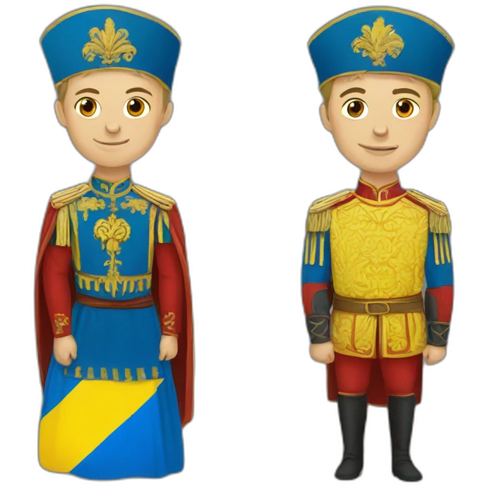 Russian and Ukraine emoji