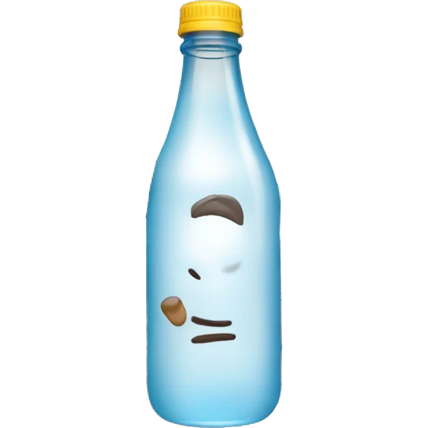 Guy with a shape of a soda bottle  emoji