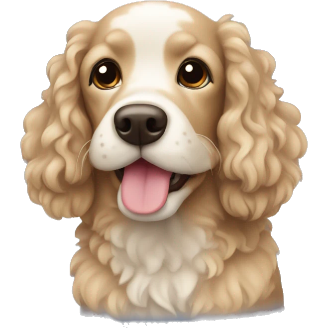 Fawn French water dog  emoji