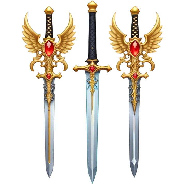 Angel x devil sword  emoji