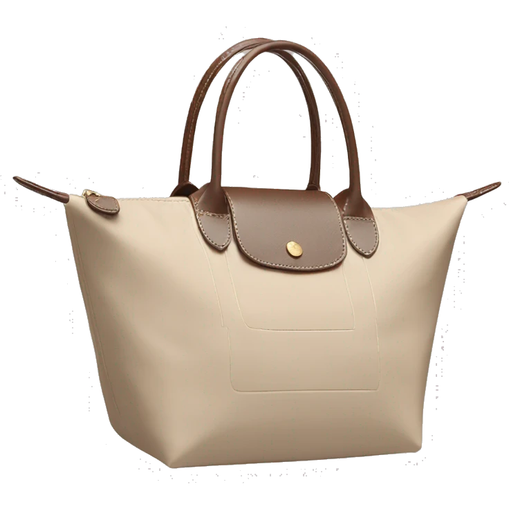 longchamp beige xs - small size  emoji