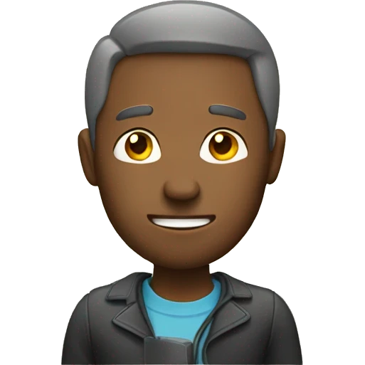 man with phone emoji