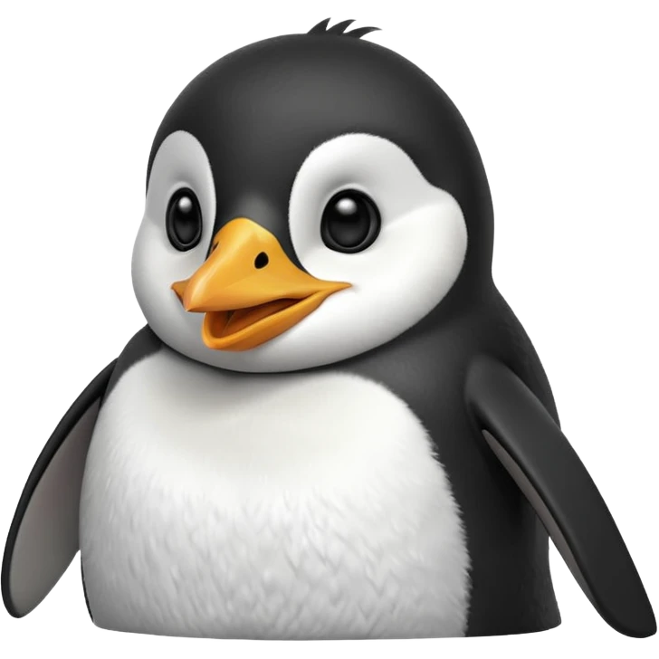 laughing penguin emoji