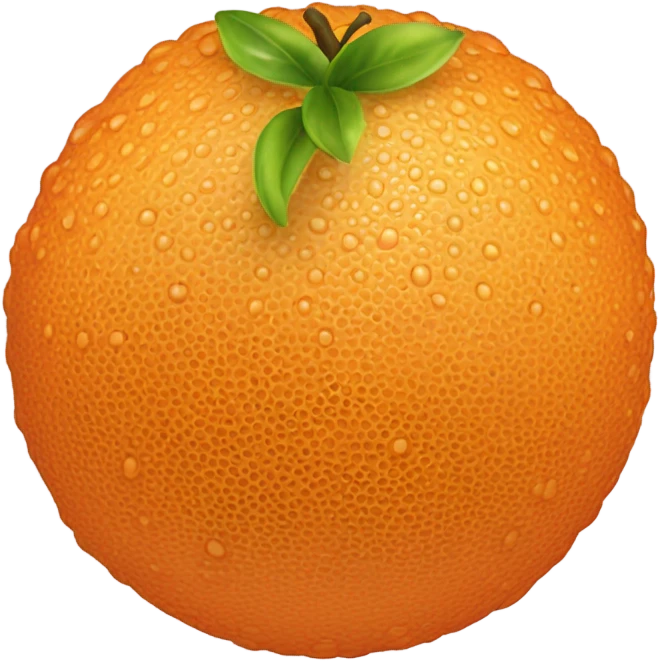 Orange  emoji