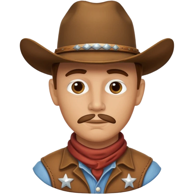 cowboy with salt under his nose emoji