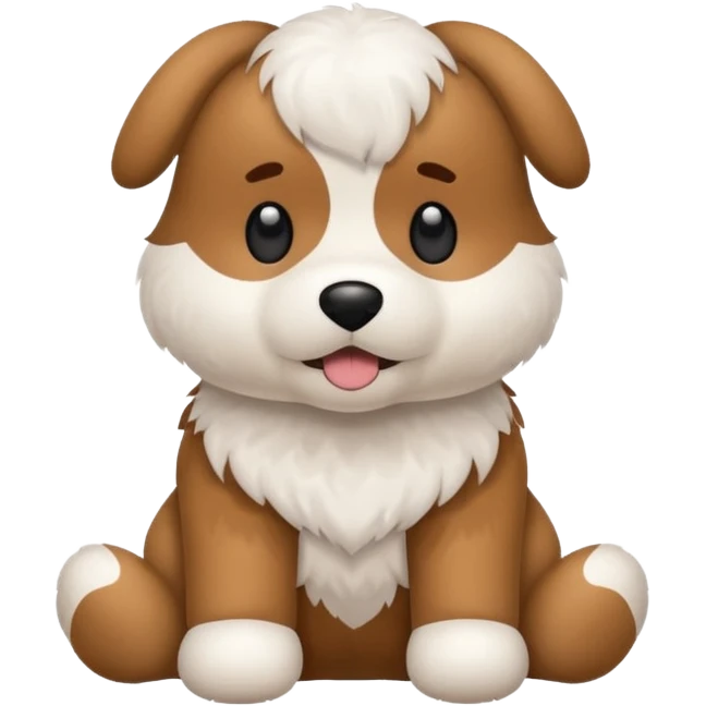 Plush dog toy  emoji