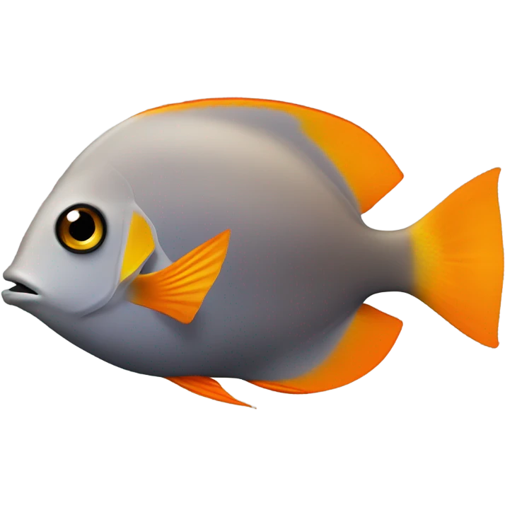 Powder brown tang emoji