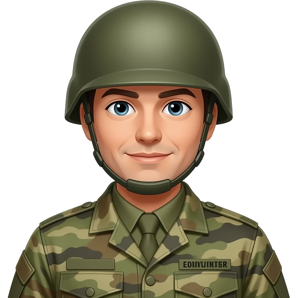 Man soldier emoji