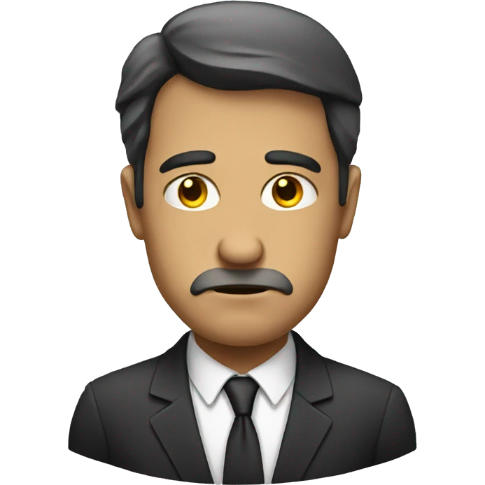 sad businessman emoji