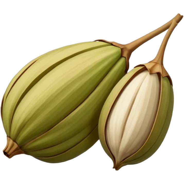 Cardamom original hyperrealistic  show no lines on it emoji