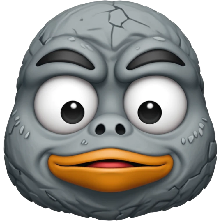 pepe feelsbadman rock face only emoji