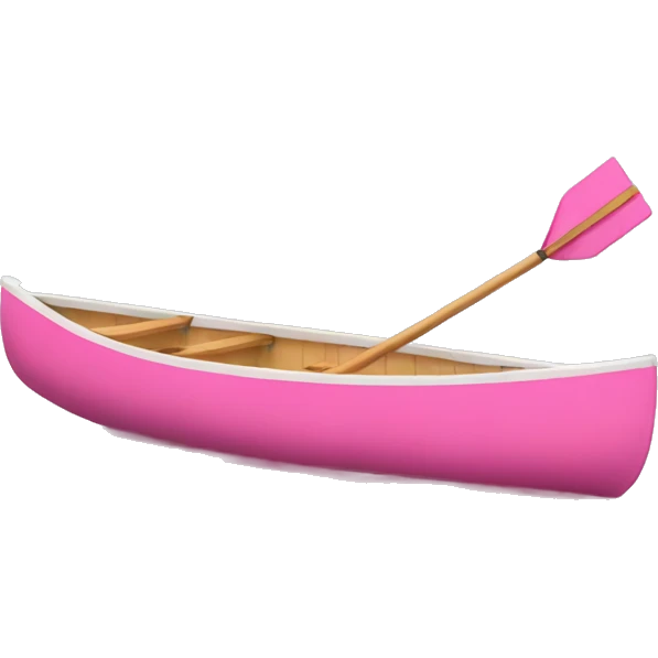 pink rowing boat emoji