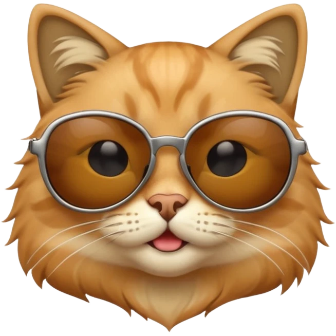 Cat wearing sunglasses emoji