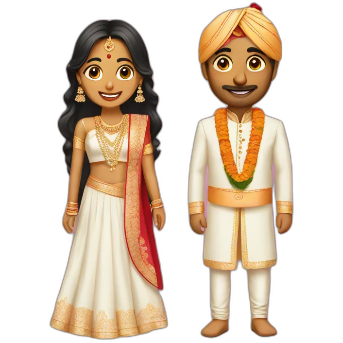 Indian wedding emoji