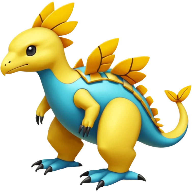 Heliolisk-Helioptile-Koraidon-Pokémon, full body emoji