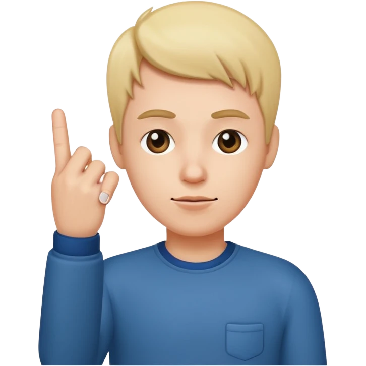 Middle finger person  emoji